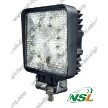 Luz de trabajo LED de alta calidad 18W para vehículos todoterreno SUV Rectángulo Luz de inundación LED para automóvil Luz de trabajo LED